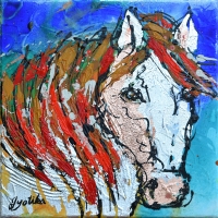 White Horse 12x12 — SOLD